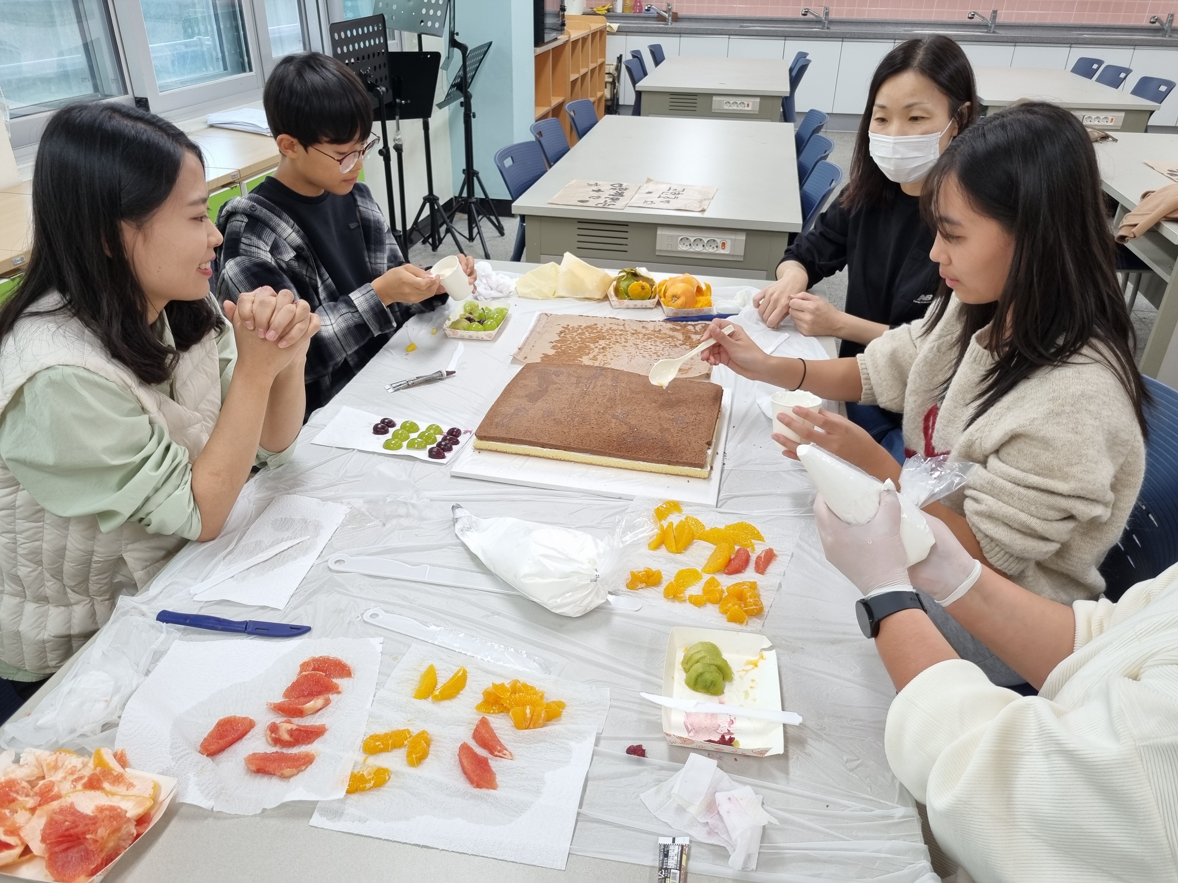 고헌초 소통의 쌀케이크만들기